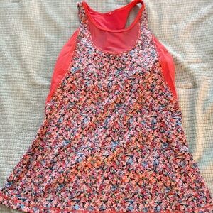 Lululemon Athletica Floral Tank Top